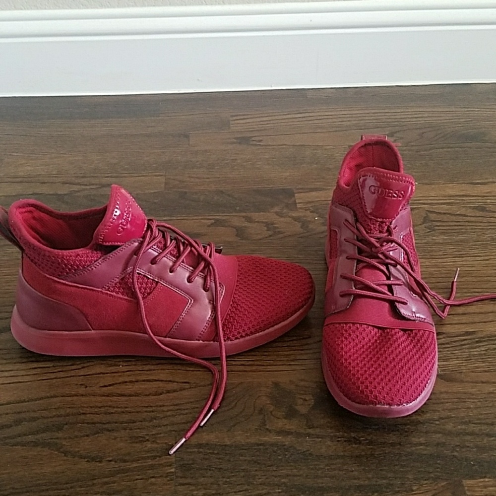 Red Guess Sneaker Shoes